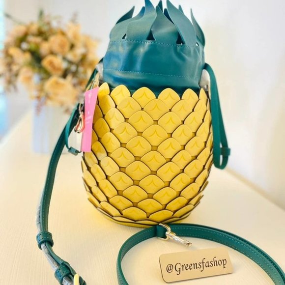 kate spade purse pineapple colada crossbody new - Picture 3 of 10
